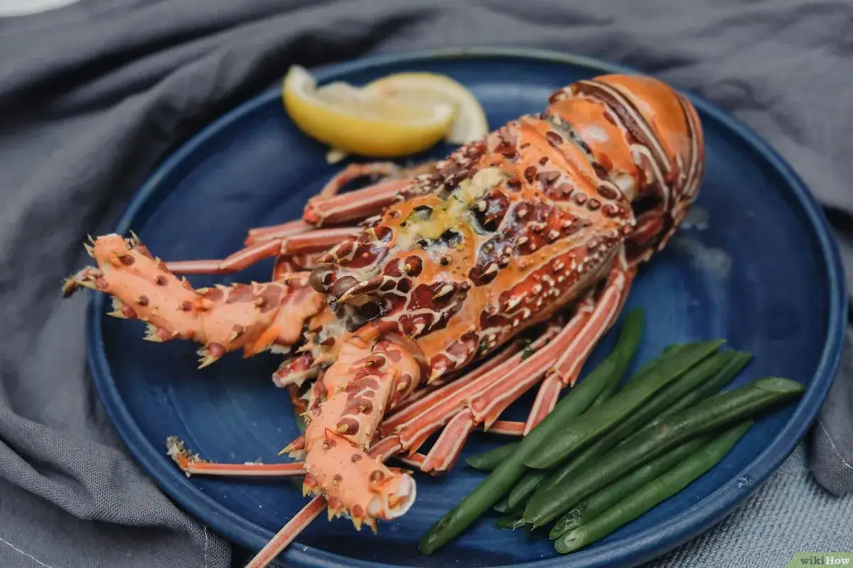 Langosta preparada con jud&iacute;as verdes y lim&oacute;n. El tiempo de cocci&oacute;n de la langosta es clave para un plato perfecto.